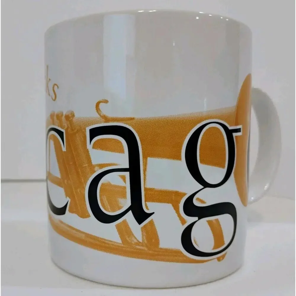 Starbucks Coffee City Mug Collector Series 1994 Chicago Cup Greer Belson - Picture 3 of 6